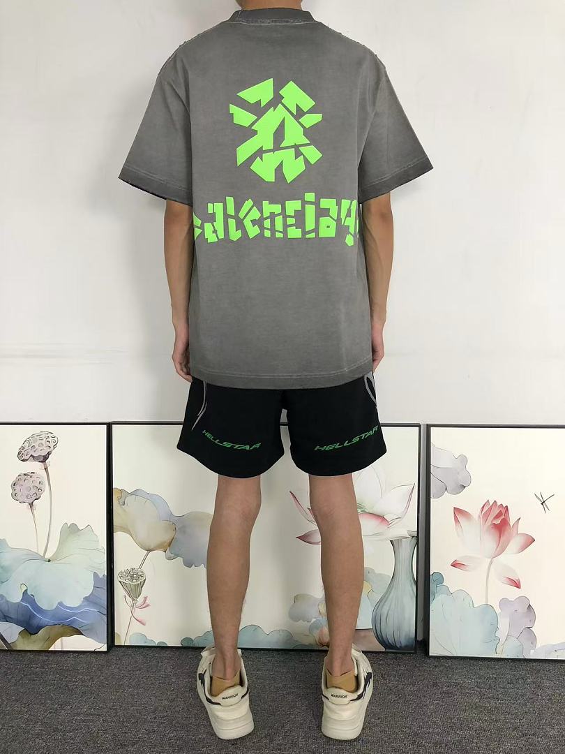 Balenciaga 125 B⭐L⭐⭐⭐IA⭐A T-SHIRT 5207271081 (Im 170Cm 60Kg I Wear Size S In The Phot) - Image 4
