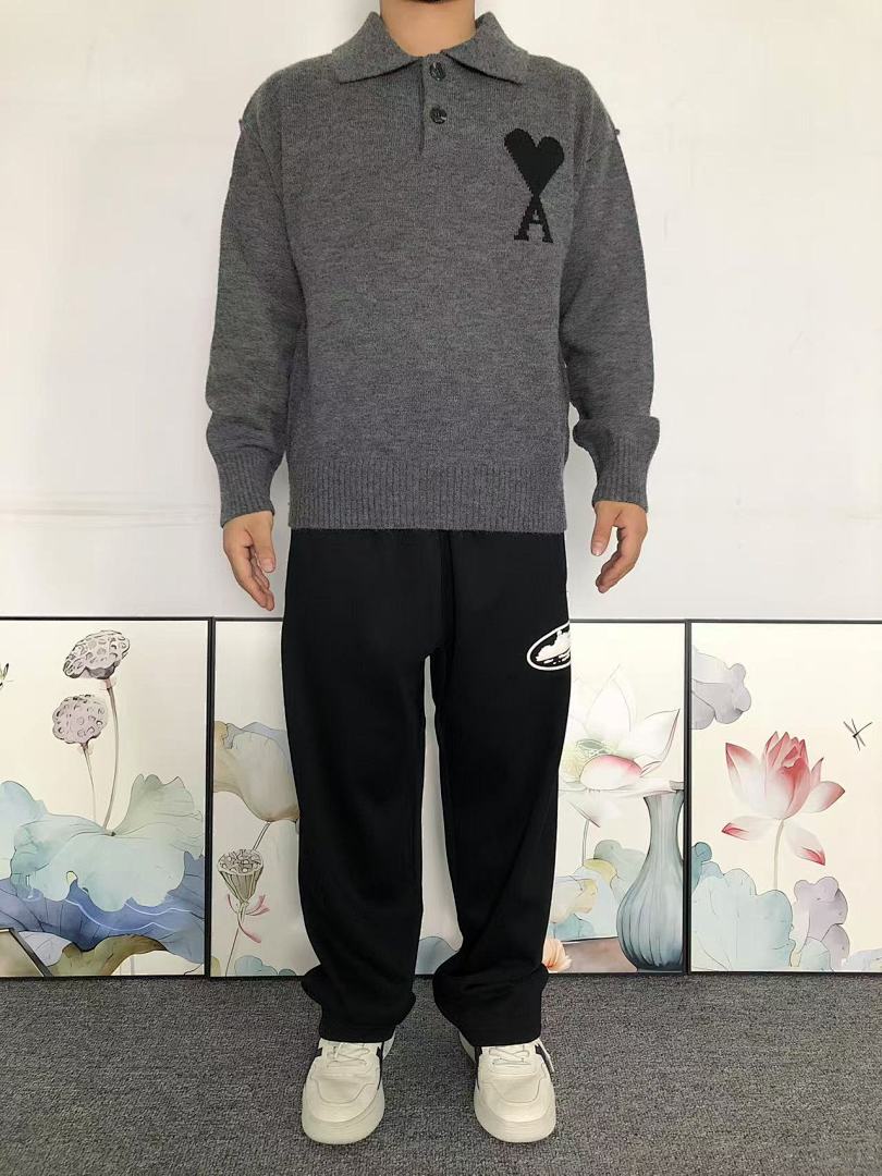 AMI 168 AMI SWEATER 3109300221 (Im 170Cm 60Kg I Wear Size S In The Phot) - Image 3