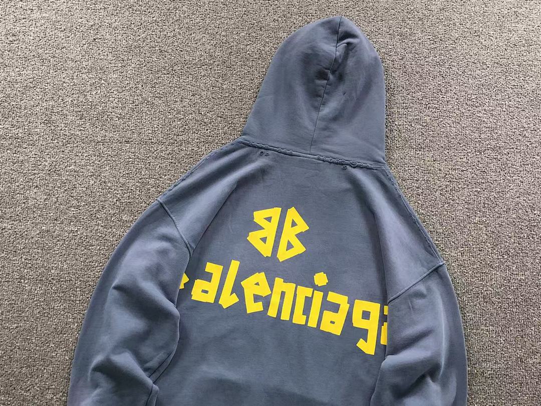 Balenciaga 258 B⭐L⭐⭐⭐IA⭐A HOODIE 3110170721 (Im 170Cm 60Kg I Wear Size M In The Phot) - Image 8
