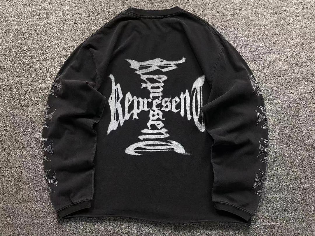 Represent 135 REPRESENT LONG SLEEVED 3205301317 (Im 170Cm 60Kg I Wear Size S In The Phot) - Image 5
