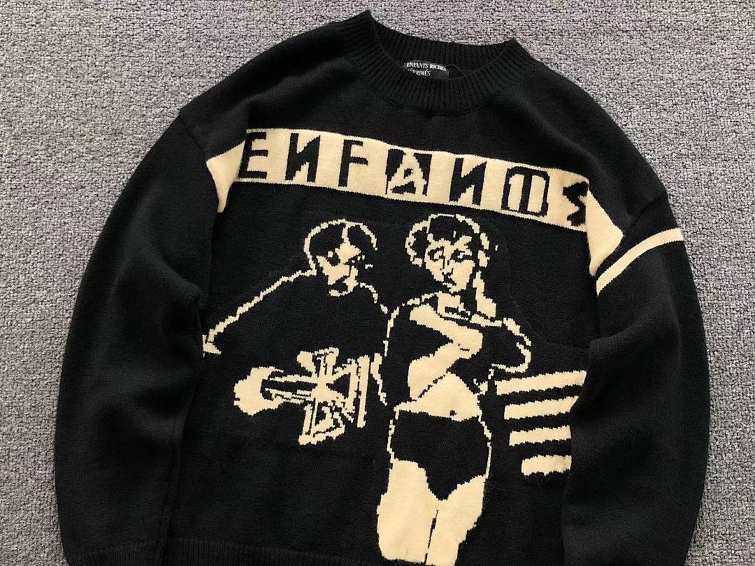 Chanel 188 ENFANTS RICHES DEPRIMES SWEATER 412131077 (Im 170Cm 60Kg I Wear Size M In The Phot) - Image 7