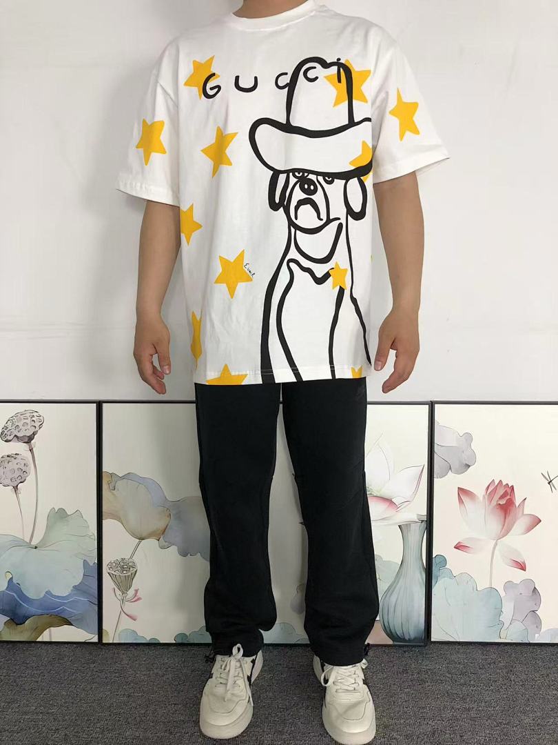 Gucci 85 G⭐C⭐I T-SHIRT 5231976101 (Im 170Cm 60Kg I Wear Size S In The Phot) - Image 3