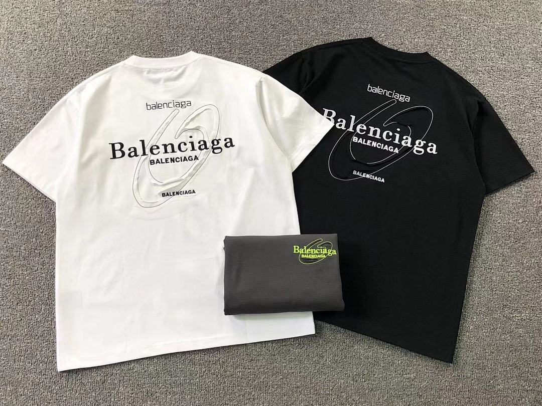 Balenciaga 118 B⭐L⭐⭐⭐IA⭐A T-SHIRT 11122016137 (Im 170Cm 60Kg I Wear Size M In The Phot) - Image 5