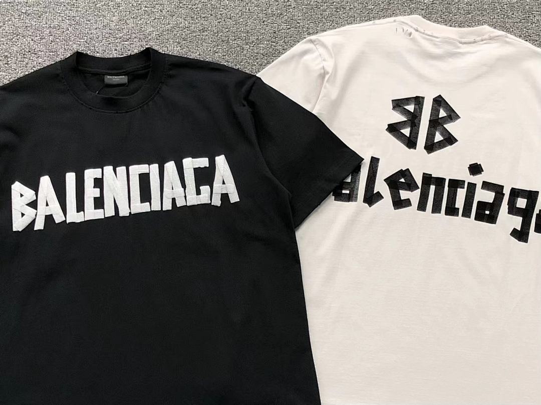 Balenciaga 118 B⭐L⭐⭐⭐IA⭐A T-SHIRT 4104070221 (Im 170Cm 60Kg I Wear Size M In The Phot) - Image 6