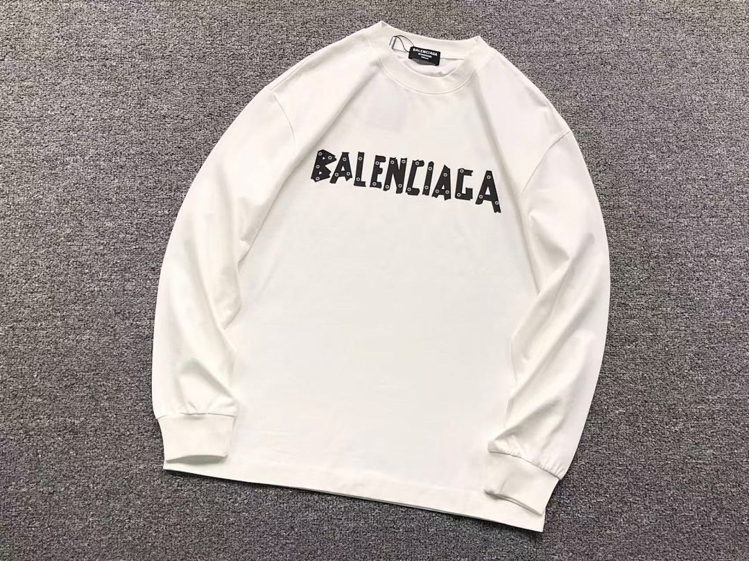 Balenciaga 135 B⭐L⭐⭐⭐IA⭐A LONG SLEEVED 3108260521 (Im 170Cm 60Kg I Wear Size M In The Phot) - Image 7