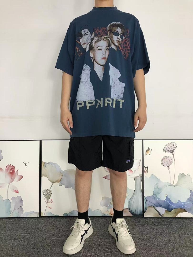 Balenciaga 178 B⭐L⭐⭐⭐IA⭐A T-SHIRT 2152603001 (Im 170Cm 60Kg I Wear Size 2 In The Phot) - Image 3