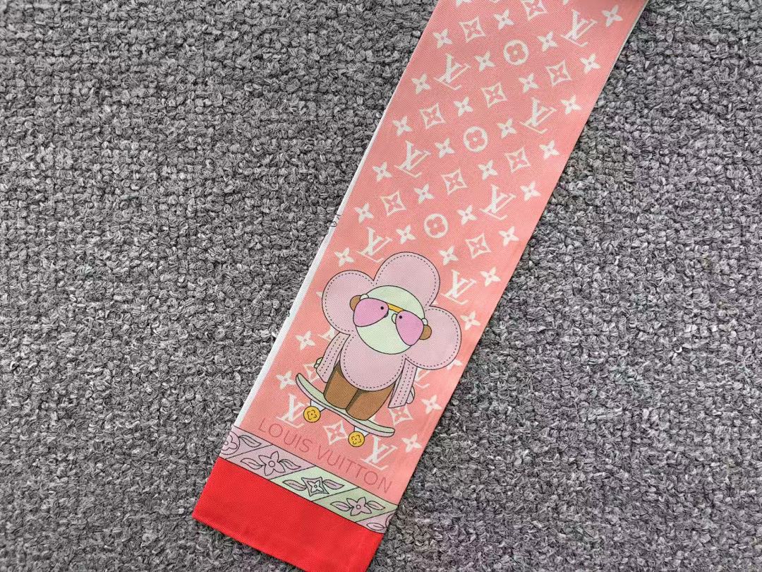 Louis Vuitton 68 L⭐ SCARF 5112817102 (Long 116CM* Wide 8CM*) - Image 6