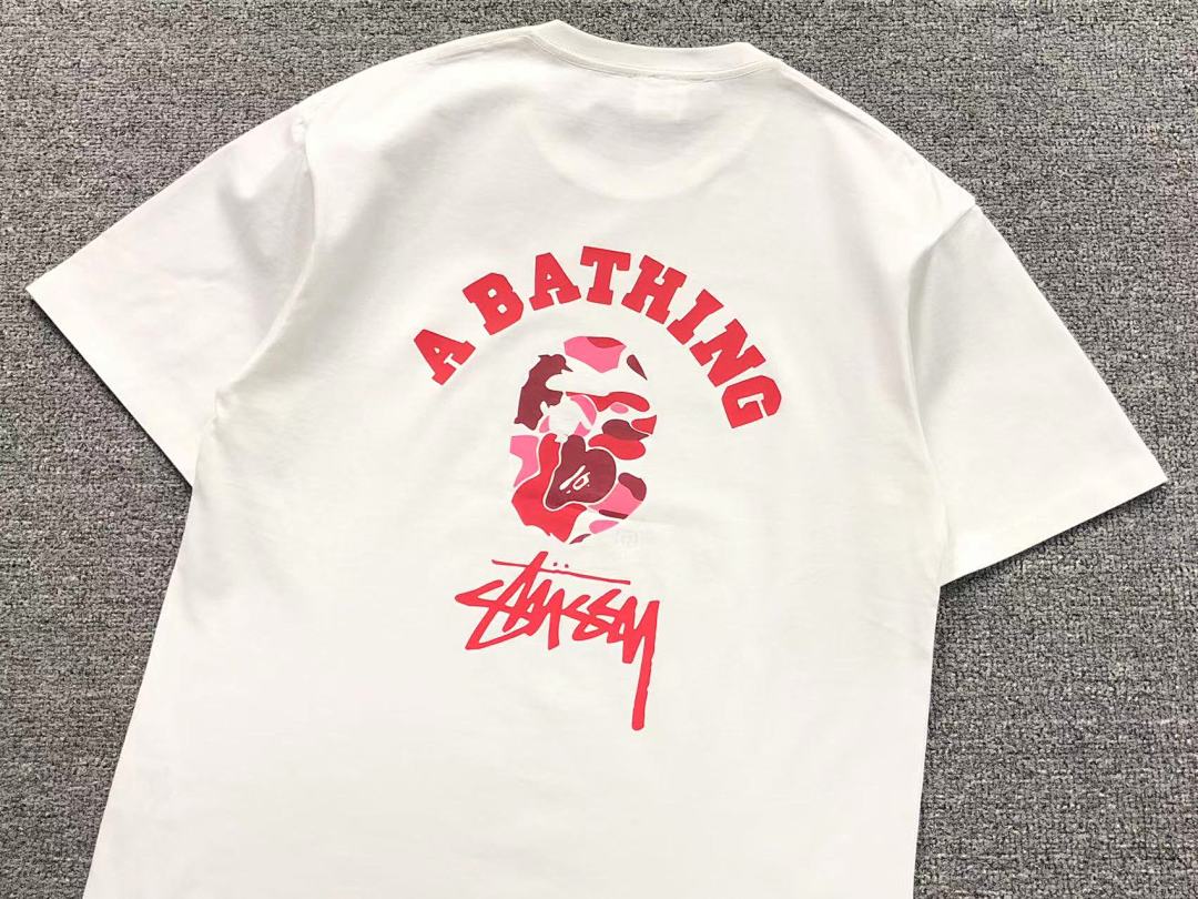 Bape 88 BAPE STUSSY T-SHIRT 3112050321 (Im 170Cm 60Kg I Wear Size M In The Phot) - Image 8
