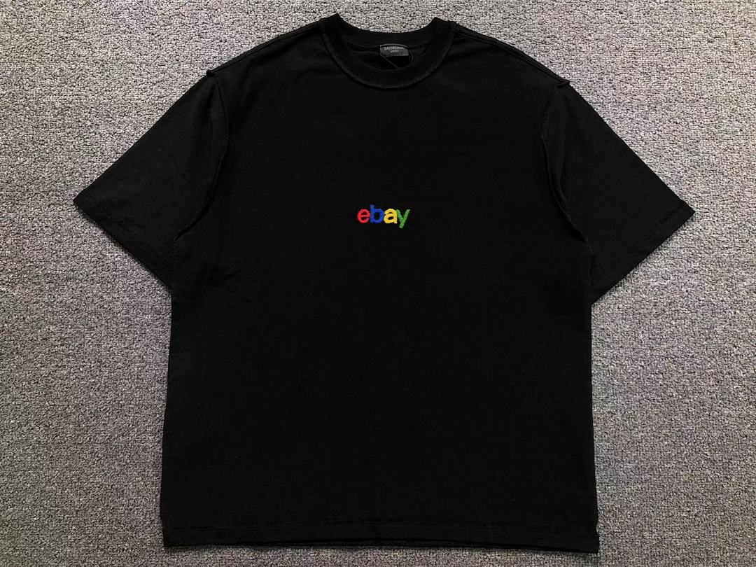 Balenciaga 125 B⭐L⭐⭐⭐IA⭐A T-SHIRT 42041308163 (Im 170Cm 60Kg I Wear Size XS In The Phot) - Image 9