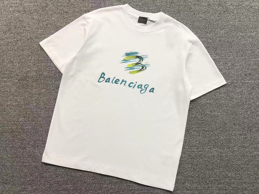 Balenciaga 115 B⭐L⭐⭐⭐IA⭐A T-SHIRT 3204181821 (Im 170Cm 60Kg I Wear Size L In The Phot) - Image 8