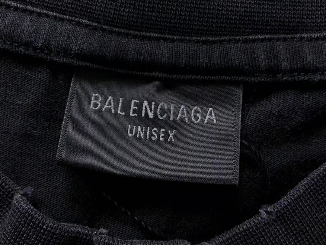 Balenciaga 125 B⭐L⭐⭐⭐IA⭐A T-SHIRT 3203242421 (Im 170Cm 60Kg I Wear Size S In The Phot) - Image 18
