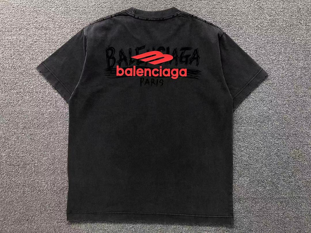 Balenciaga 135 B⭐L⭐⭐⭐IA⭐A T-SHIRT 5260609147 (Im 170Cm 60Kg I Wear Size L In The Phot) - Image 11