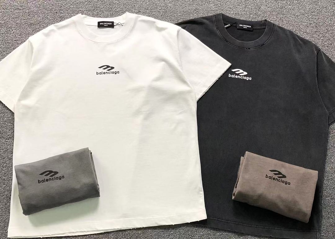 Balenciaga 129 B⭐L⭐⭐⭐IA⭐A T-SHIRT 42061613133 (Im 170Cm 60Kg I Wear Size 2XL In The Phot) - Image 6