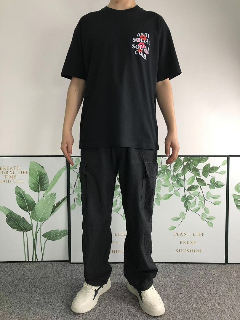 Christian Louboutin 85 ANTI SOCIAL CLUB T-SHIRT 111042902 (Im 170Cm 57Kg I Wear Size M In The Phot) - Image 3