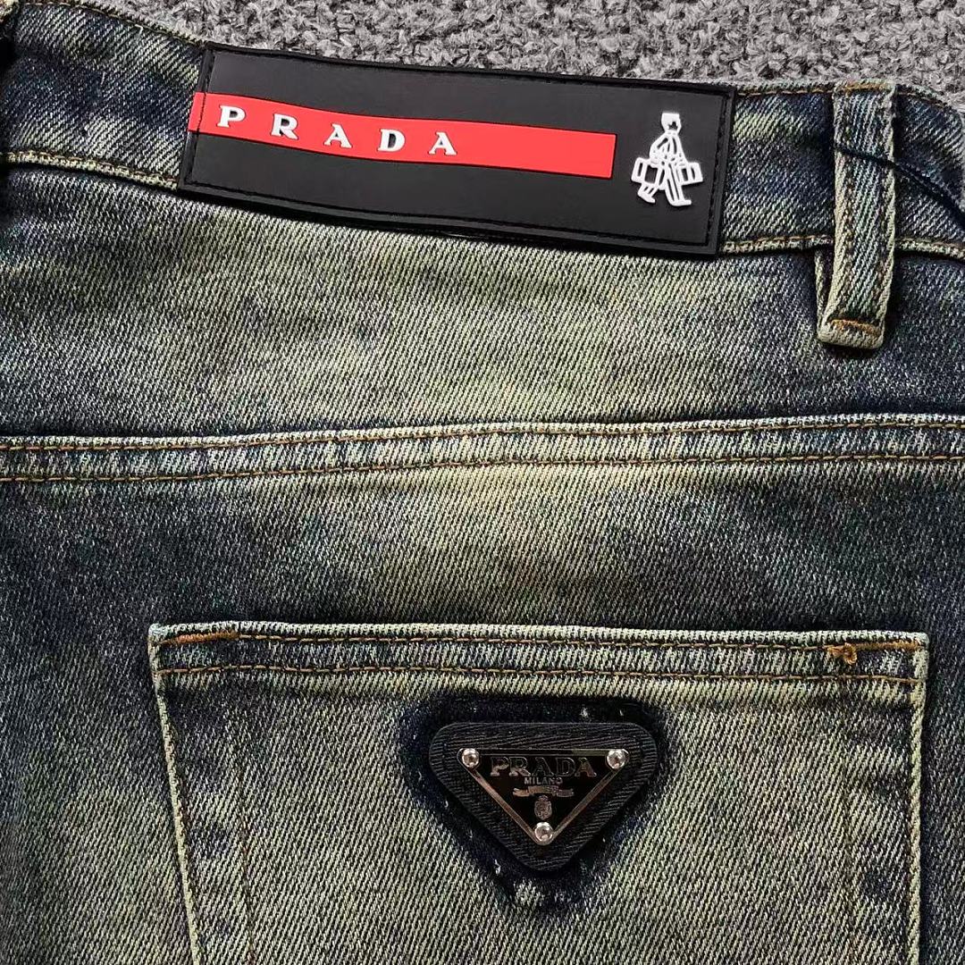 Prada 175 P⭐A⭐A TROUSRES 2207081101 (Im 170Cm 60Kg I Wear Size 33 In The Phot) - Image 8