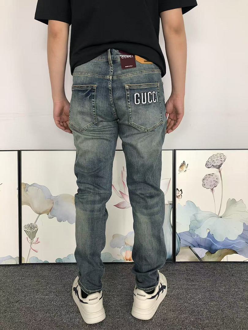 Gucci 235 G⭐C⭐I TROUSERS 215270405 (Im 170Cm 60Kg I Wear Size 32 In The Phot) - Image 4