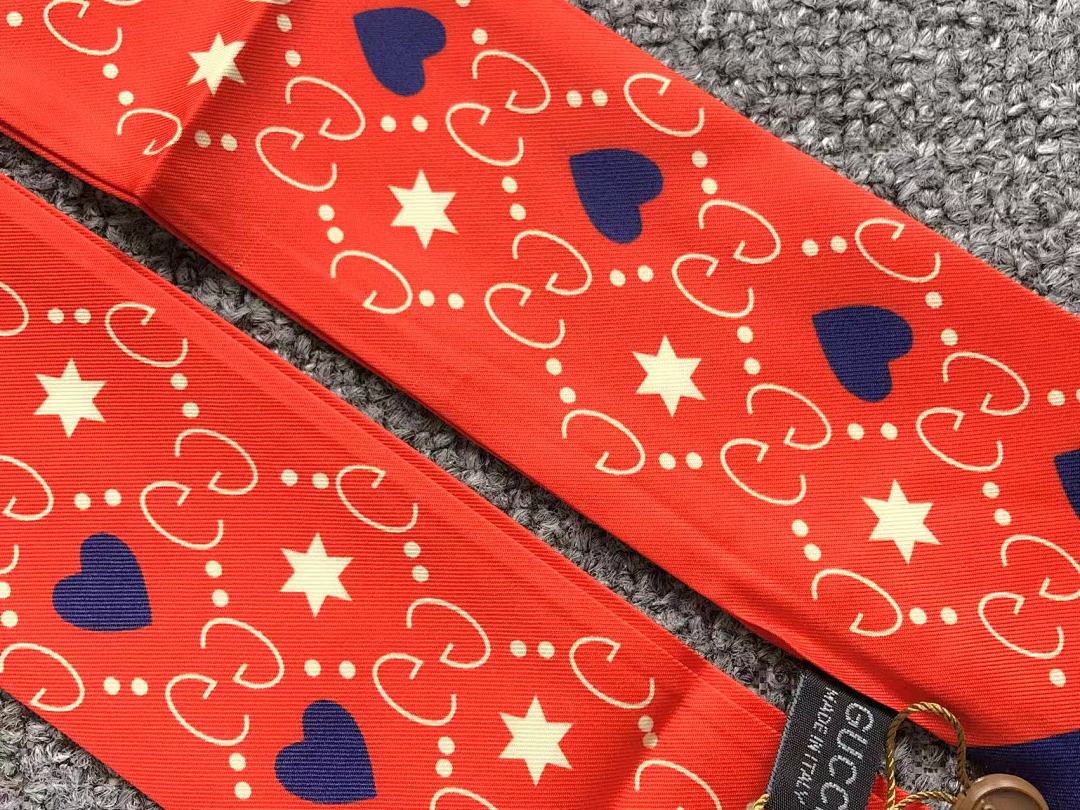 Gucci 68 G⭐C⭐I SCARF 5220732102 (Long 180CM* Wide 6CM*) - Image 5