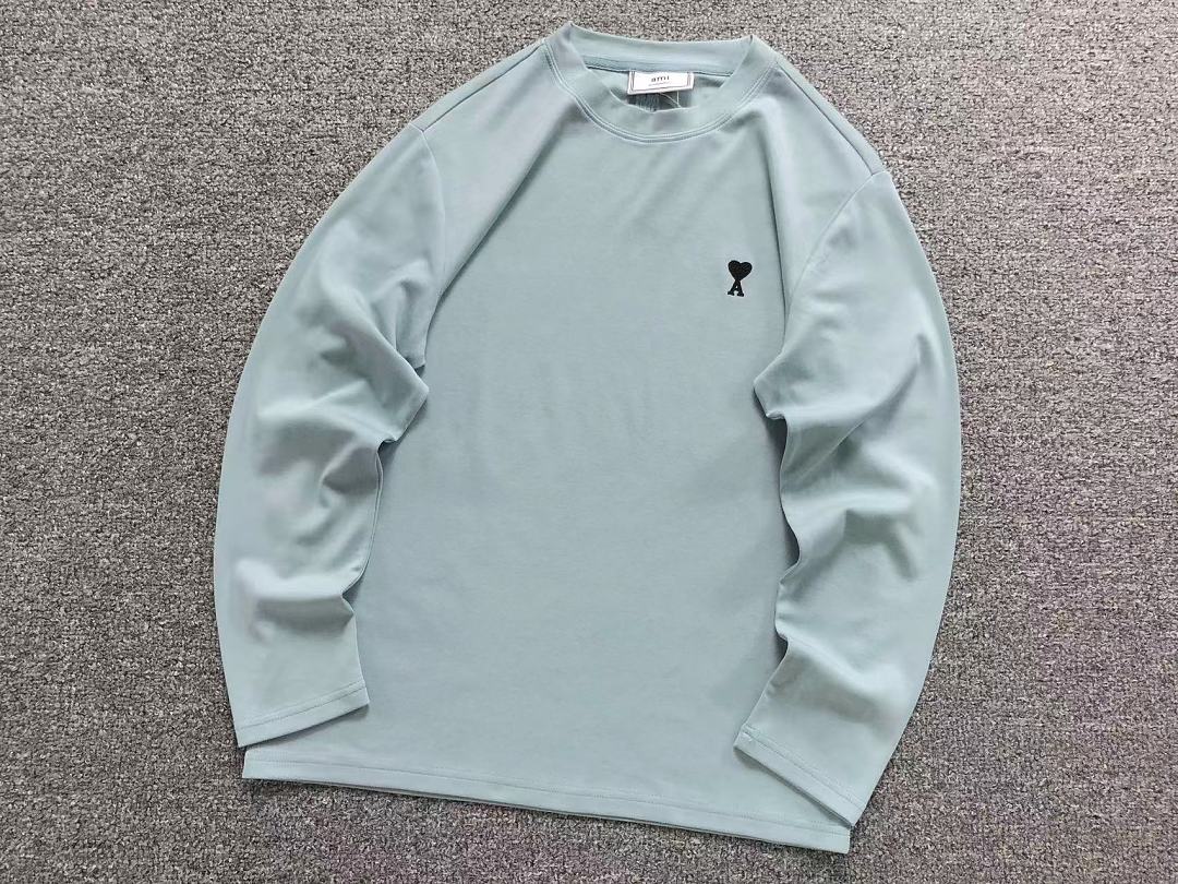 AMI 105 AMI LONG SLEEVED 3208070603 (Im 170Cm 60Kg I Wear Size L In The Phot) - Image 13