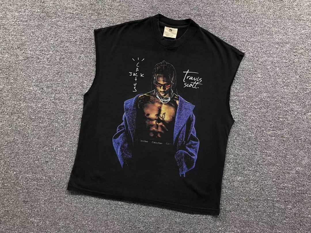 Travis Scott 108 VINTAGE TRAVIS SCOTT VEST 504051817 (Im 170Cm 60Kg I Wear Size M In The Phot) - Image 6