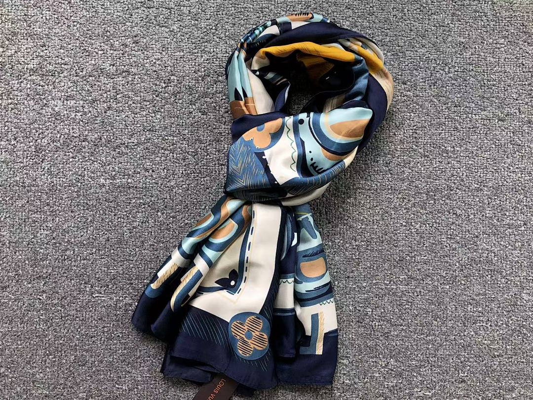 Louis Vuitton 68 L⭐ SCARF 2203171376 (Long 180CM* Wide 90CM*) - Image 6