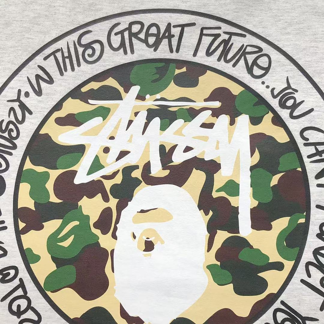 Bape 78 BAPE STUSSY T-SHIRT 1102091242 (Im 170Cm 55Kg I Wear Size S In The Phot) - Image 11