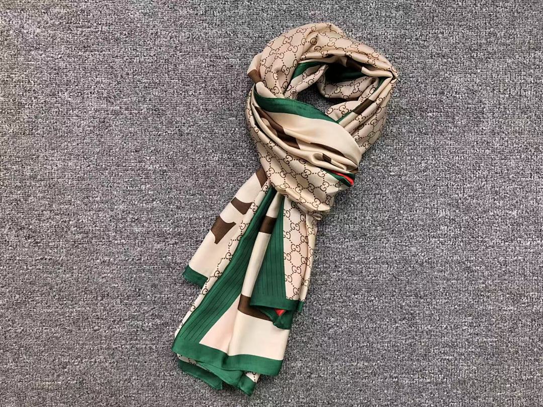 Gucci 85 G⭐C⭐I SCARF 31062825102 (Long 180CM* Wide 90CM*) - Image 5