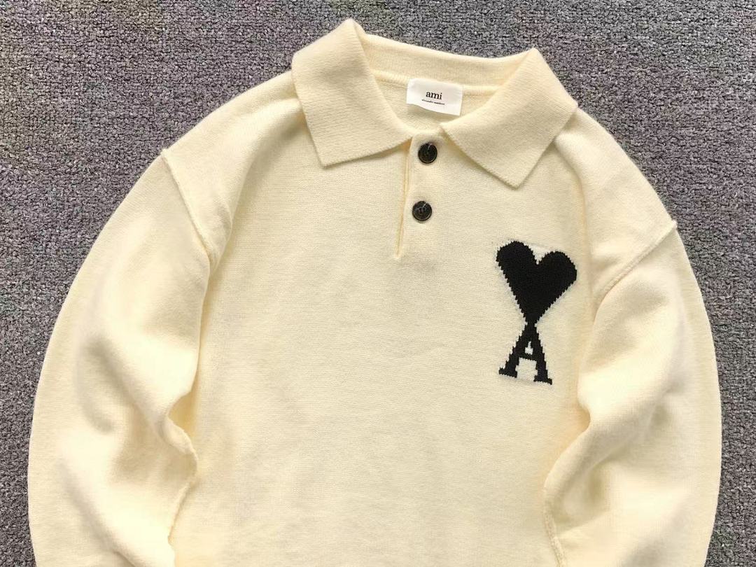 AMI 168 AMI SWEATER 3109300221 (Im 170Cm 60Kg I Wear Size S In The Phot) - Image 11