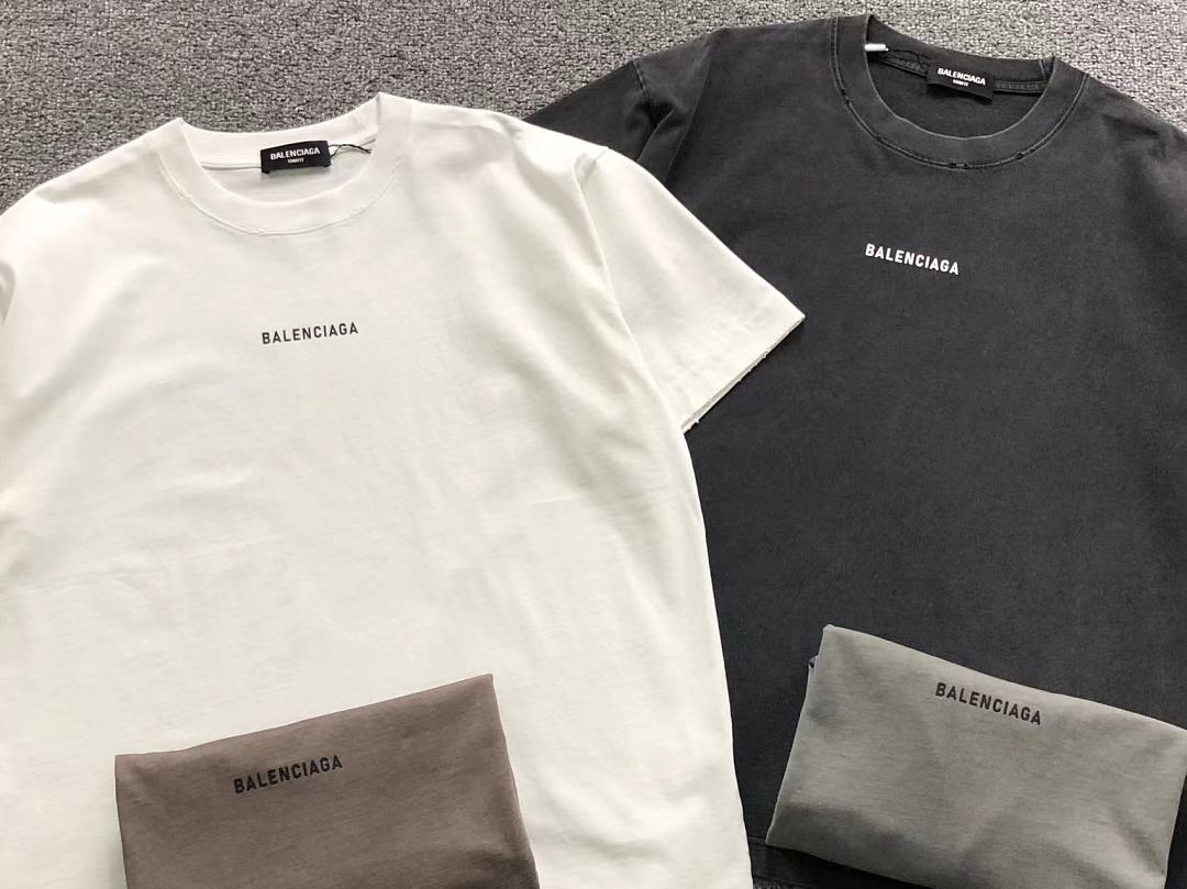 Balenciaga 129 B⭐L⭐⭐⭐IA⭐A T-SHIRT 42061611133 (Im 170Cm 60Kg I Wear Size 2XL In The Phot) - Image 6