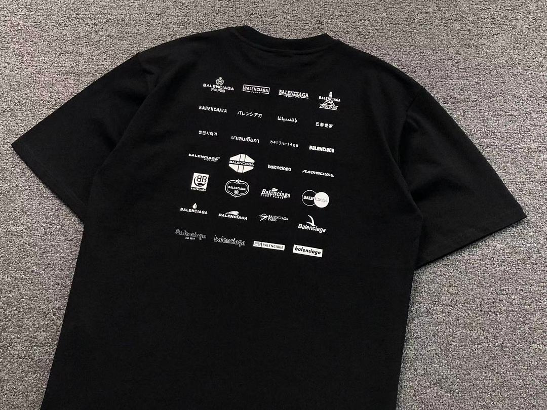 Balenciaga 125 B⭐L⭐⭐⭐IA⭐A T-SHIRT 42042406163 (Im 170Cm 60Kg I Wear Size XS In The Phot) - Image 11