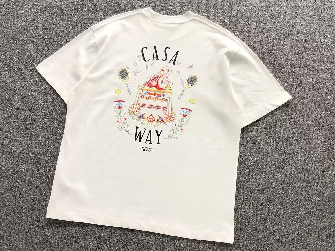 Casablanca 105 CASABLANCA T-SHIRT 52071808127 (Im 170Cm 60Kg I Wear Size L In The Phot) - Image 7