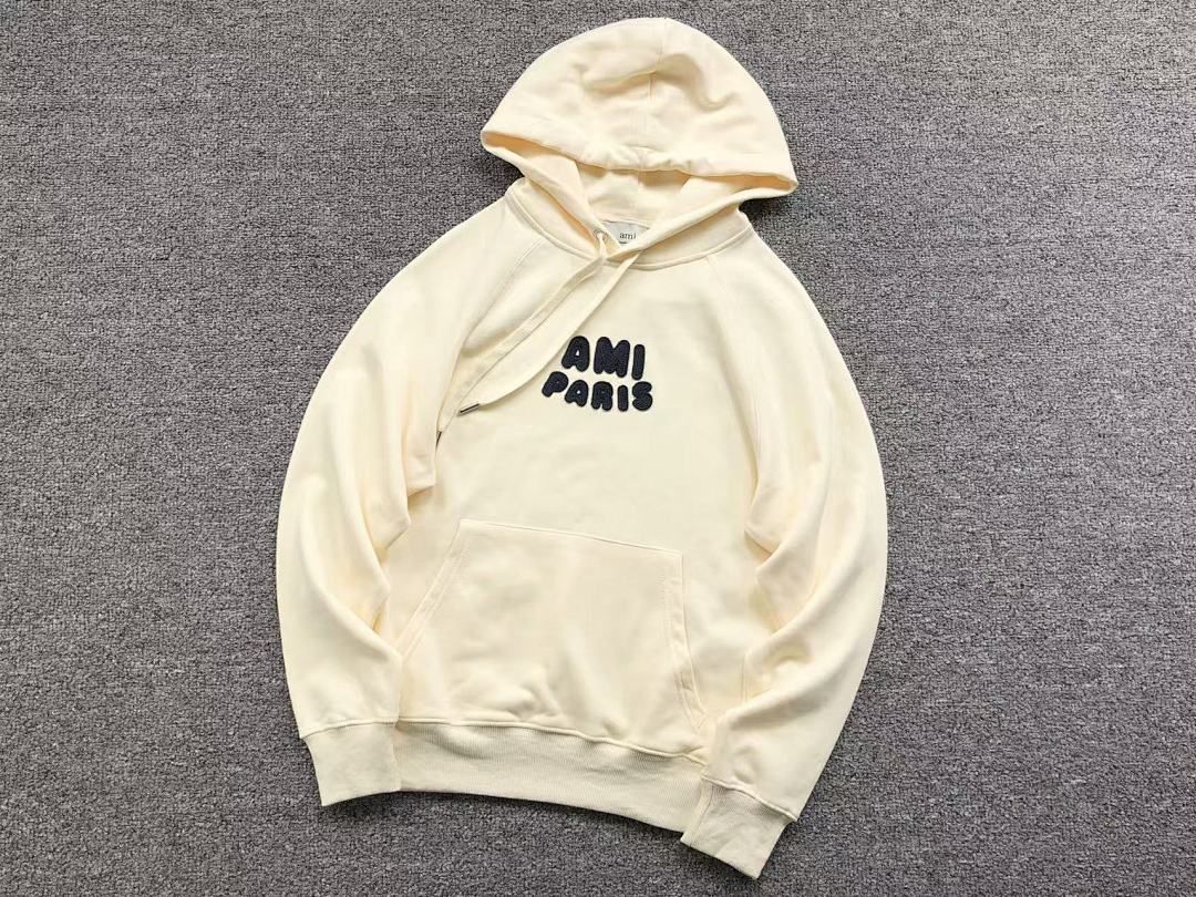 AMI 168 AMI HOODIE 3107080521 (Im 170Cm 60Kg I Wear Size S In The Phot) - Image 10