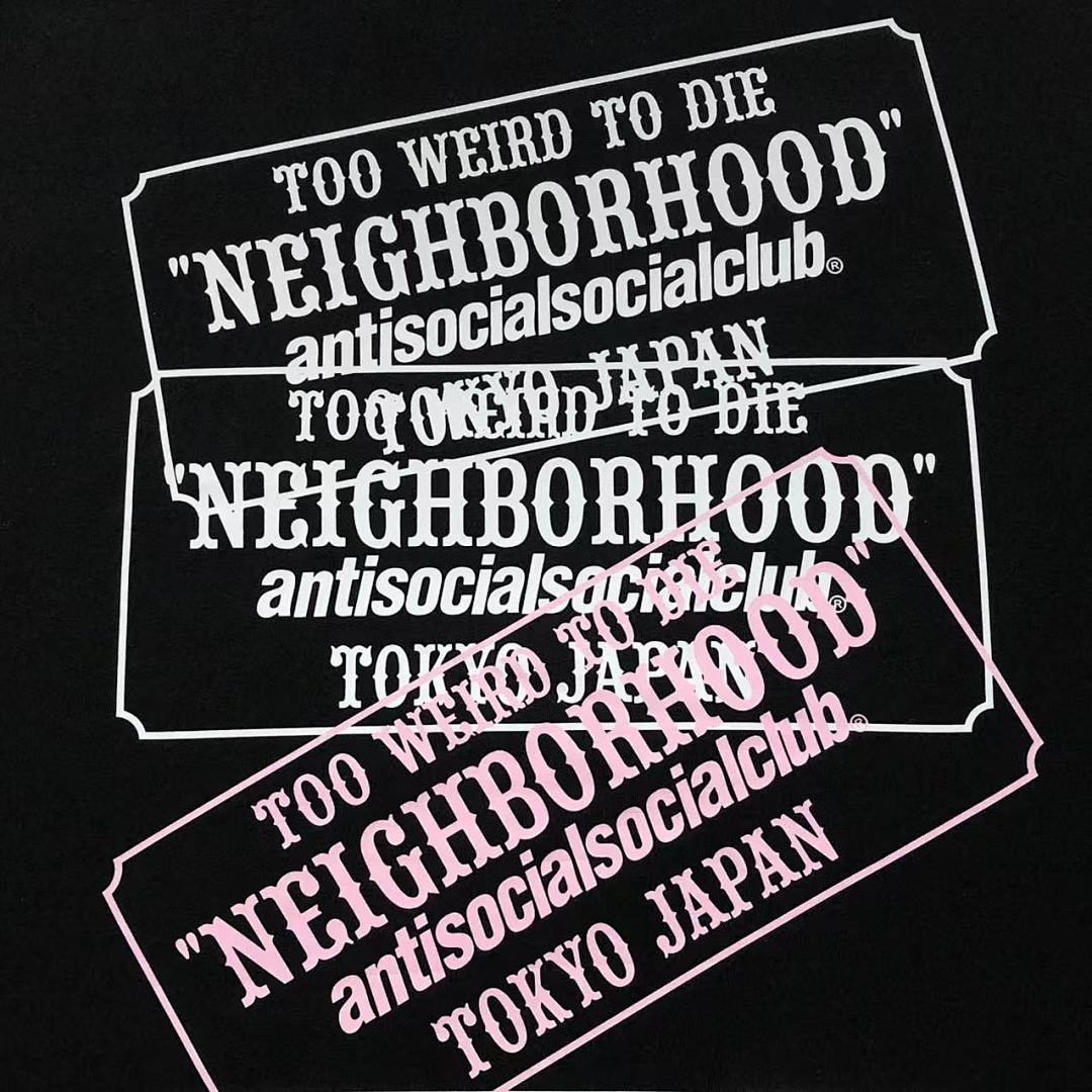 Christian Louboutin 85 ANTI SOCIAL CLUB NEIGHBORHOOD T-SHIRT - Image 9