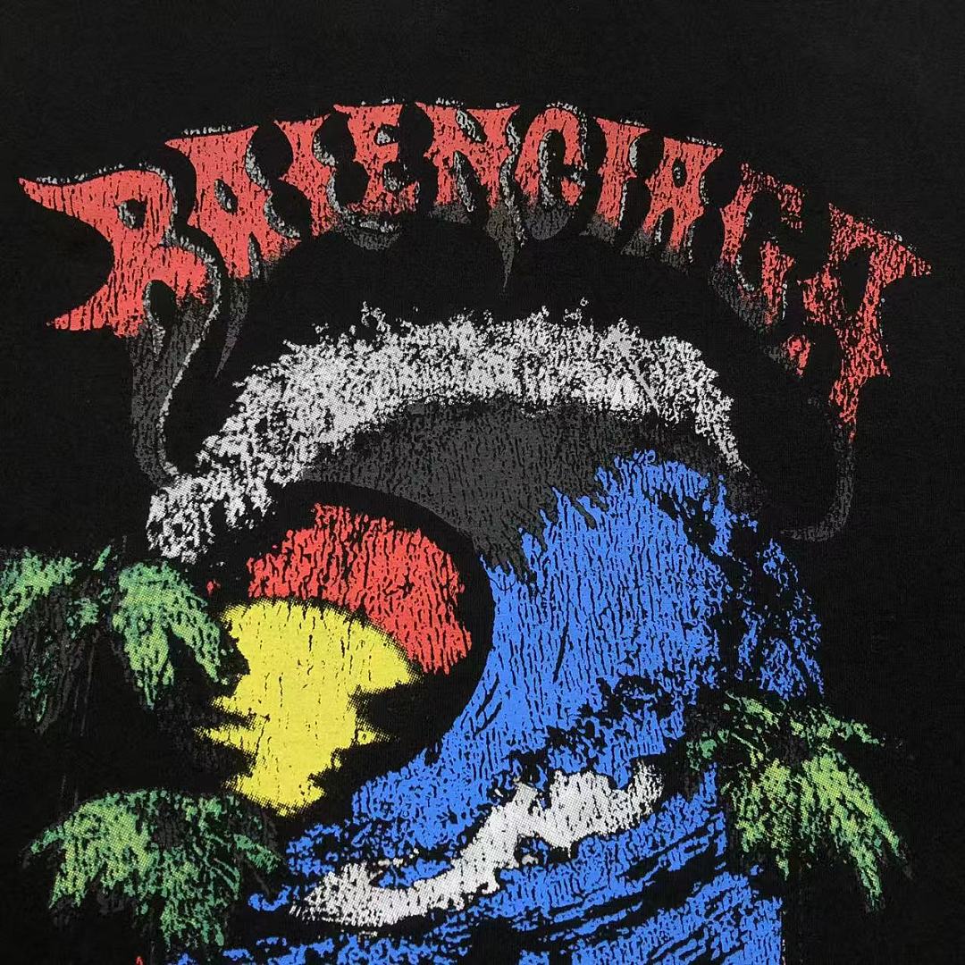 Balenciaga 129 B⭐L⭐⭐⭐IA⭐A T-SHIRT 3206171821 (Im 170Cm 60Kg I Wear Size S In The Phot) - Image 14
