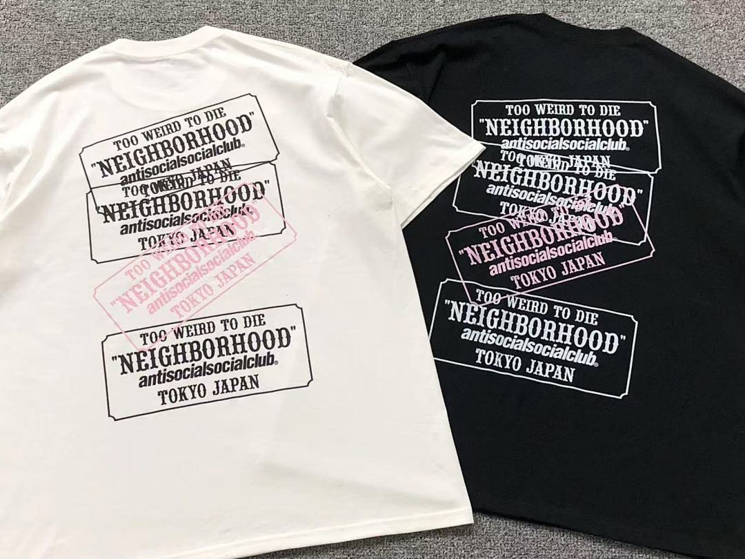 Christian Louboutin 85 ANTI SOCIAL CLUB NEIGHBORHOOD T-SHIRT - Image 4