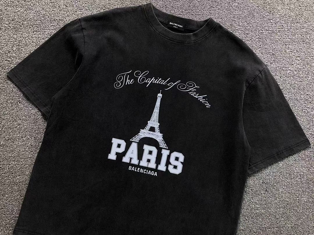 Balenciaga 98 B⭐L⭐⭐⭐IA⭐A T-SHIRT 5212223136 (Im 170Cm 60Kg I Wear Size M In The Phot) - Image 7