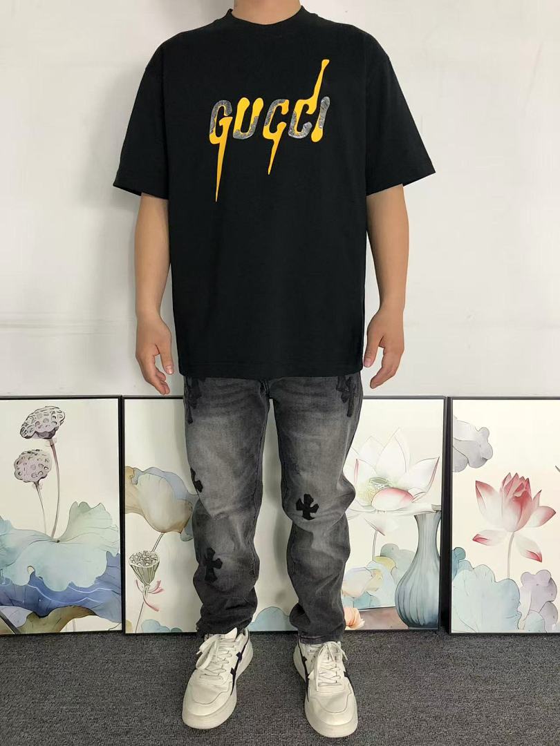 Gucci 115 G⭐C⭐I T-SHIRT 3201120921 (Im 170Cm 60Kg I Wear Size M In The Phot) - Image 3