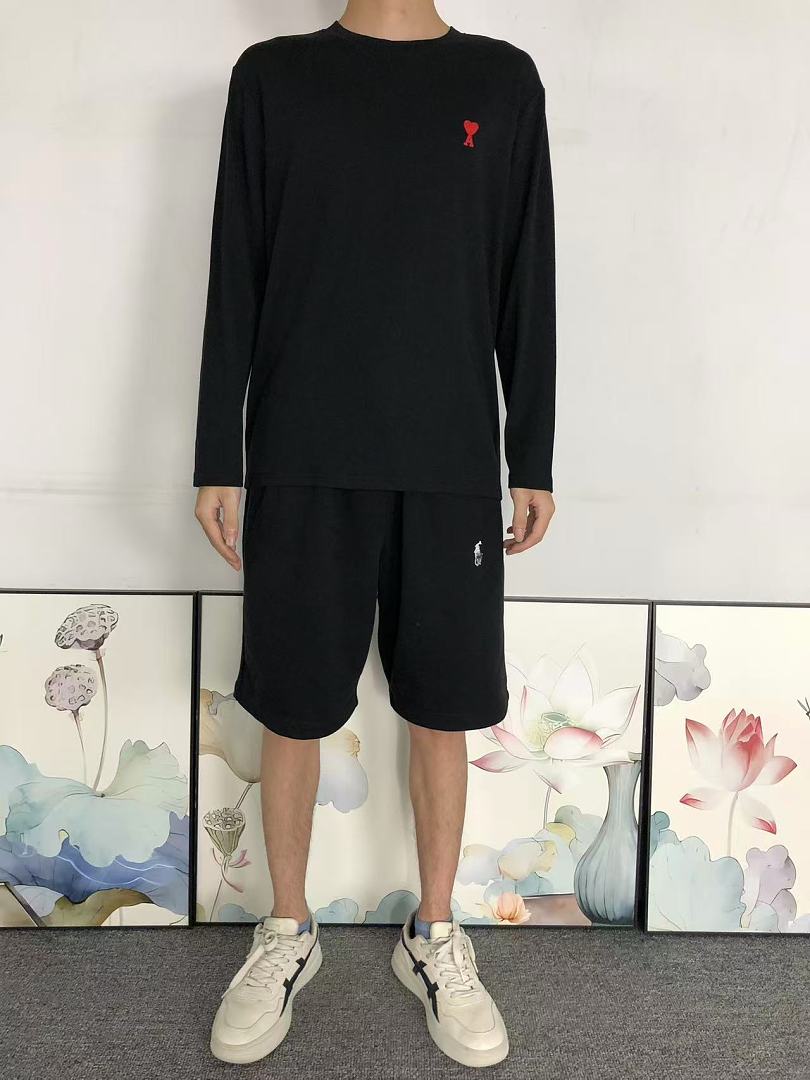 AMI 105 AMI LONG SLEEVED 3208070603 (Im 170Cm 60Kg I Wear Size L In The Phot) - Image 3