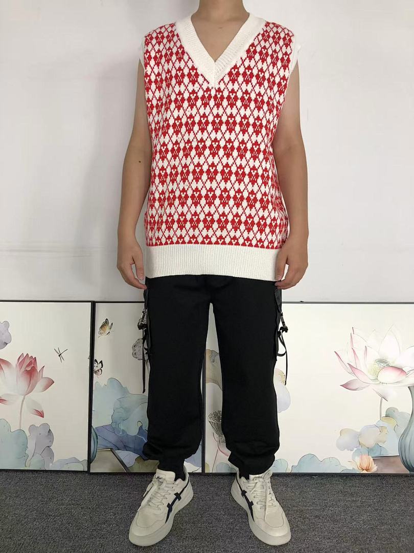 AMI 115 AMI VEST SWEATER 11082505140 (Im 170Cm 60Kg I Wear Size L In The Phot) - Image 3