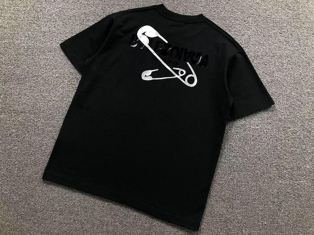 Balenciaga 125 B⭐L⭐⭐⭐IA⭐A T-SHIRT 3206172921 (Im 170Cm 60Kg I Wear Size L In The Phot) - Image 14