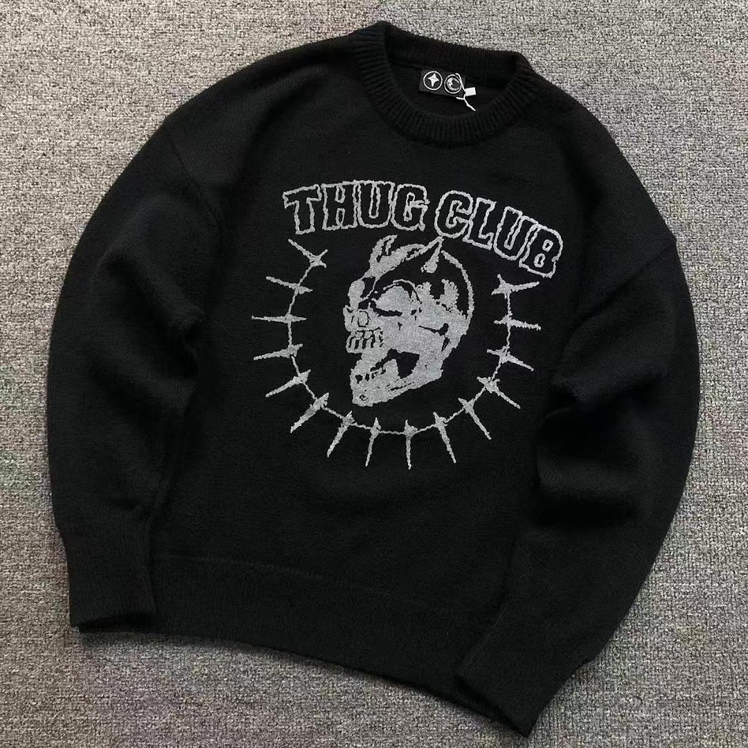 Christian Louboutin 158 THUG CLUB SWEATER 3206163217 (Im 170Cm 60Kg I Wear Size 1 In The Phot)