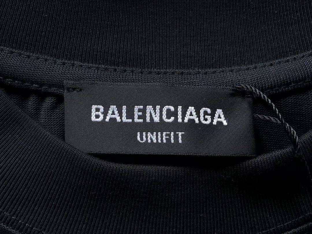 Balenciaga 115 B⭐L⭐⭐⭐IA⭐A T-SHIRT 504121621 (Im 170Cm 60Kg I Wear Size M In The Phot) - Image 22