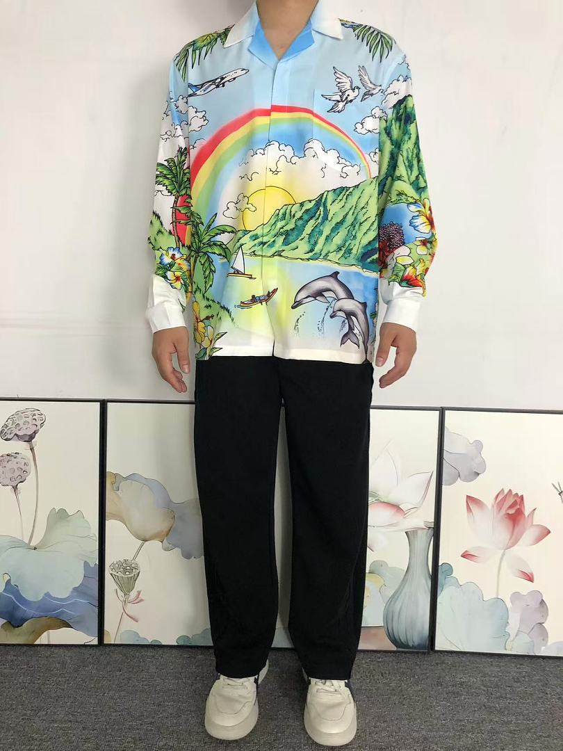 Casablanca 118 CASABLANCA SHIRT 124250439 (Im 170Cm 60Kg I Wear Size L In The Phot) - Image 3