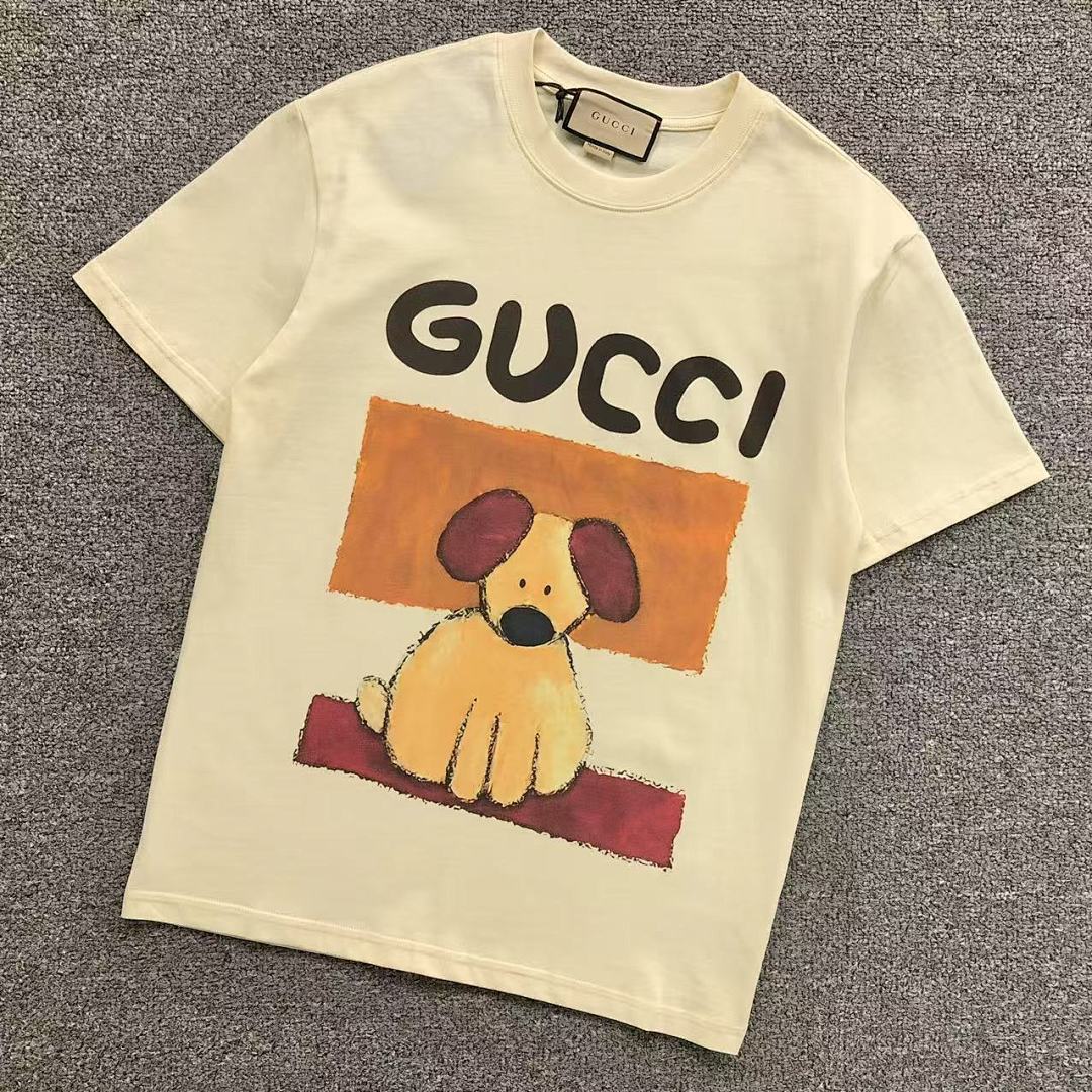 Gucci 85 G⭐C⭐I T-SHIRT 560701101 (Im 170Cm 60Kg I Wear Size S In The Phot)