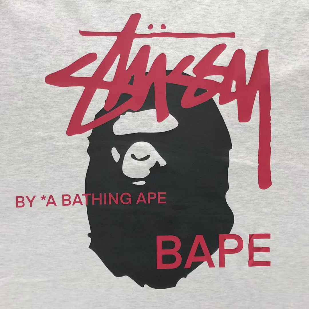 Bape 79 BAPE STUSSY T-SHIRT 411181842 (Im 170Cm 57Kg I Wear Size S In The Phot) - Image 12