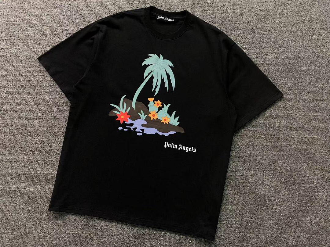 Palm Angels 78 PALM ANGELS T-SHIRT 41060930121 (Im 170Cm 60Kg I Wear Size L In The Phot) - Image 11