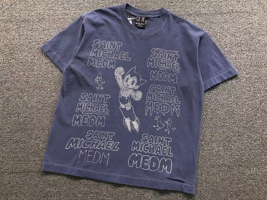 Chanel 98 SAINT MICHAEL T-SHIRT 42081406155 (Im 170Cm 60Kg I Wear Size S In The Phot) - Image 8