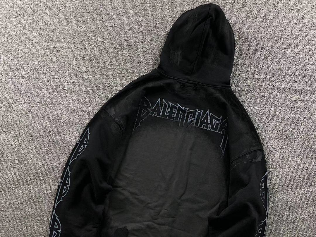 Balenciaga 245 B⭐L⭐⭐⭐IA⭐A HOODIE 4122709163 (Im 170Cm 60Kg I Wear Size XS In The Phot) - Image 12