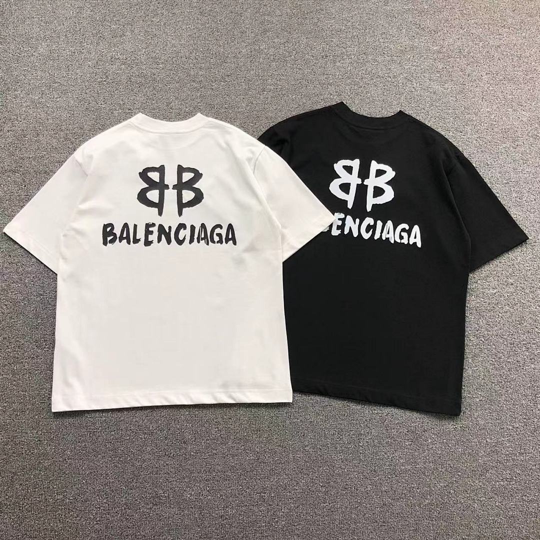 Balenciaga 95 B⭐L⭐⭐⭐IA⭐A T-SHIRT 502172581 (Im 170Cm 57Kg I Wear Size 1 In The Phot)