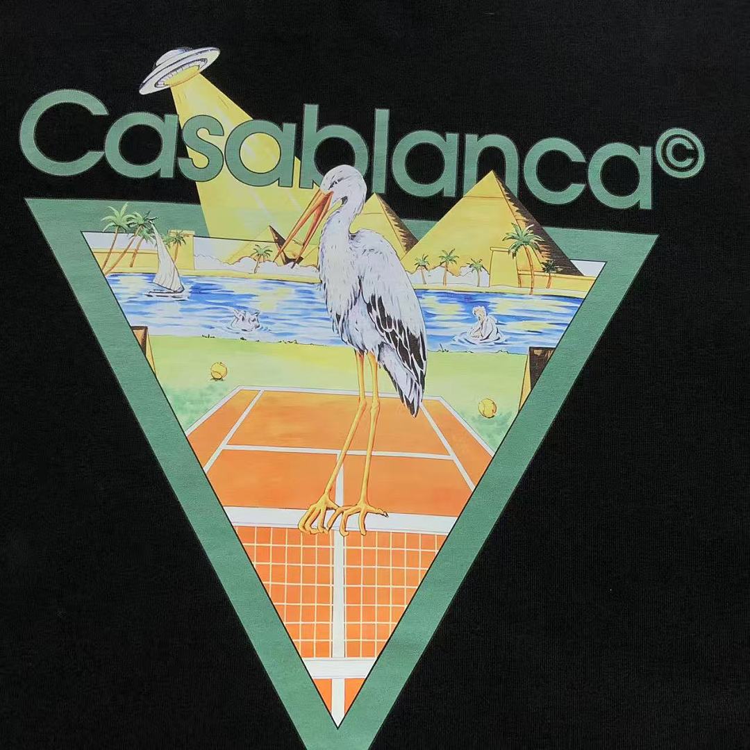Casablanca 105 CASABLANCA T-SHIRT 52062605127 (Im 170Cm 60Kg I Wear Size L In The Phot) - Image 10