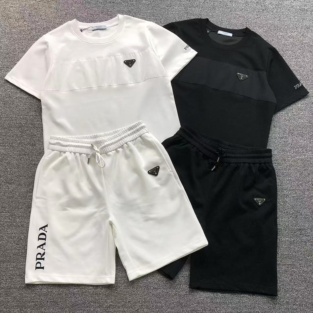 Prada 218 P⭐A⭐A T-SHIRT SHORTS 5241619147 (Im 170Cm 60Kg I Wear Size L In The Phot)